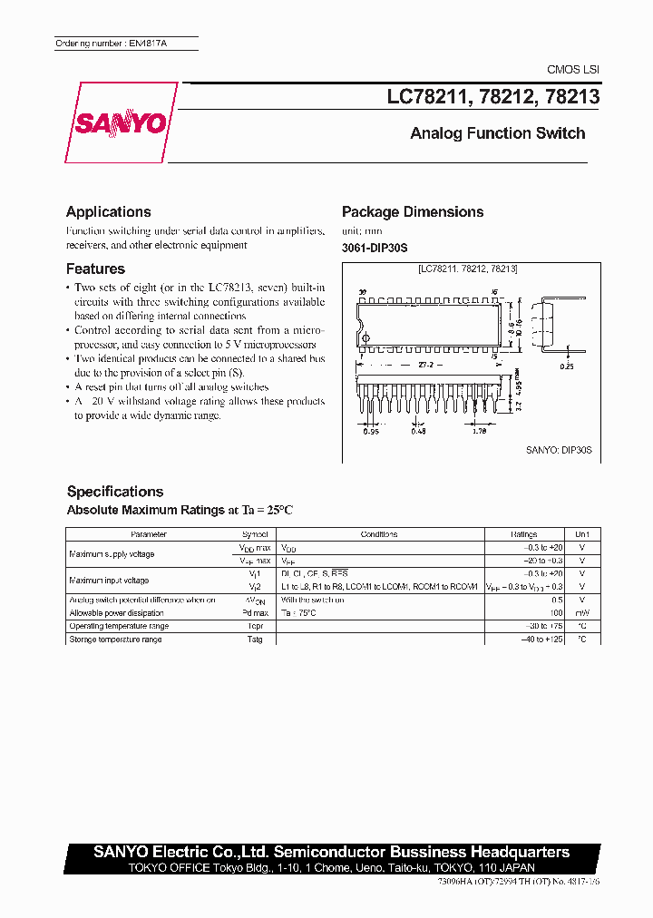 LC78211_163288.PDF Datasheet