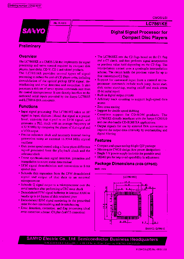 LC7861KE_106578.PDF Datasheet
