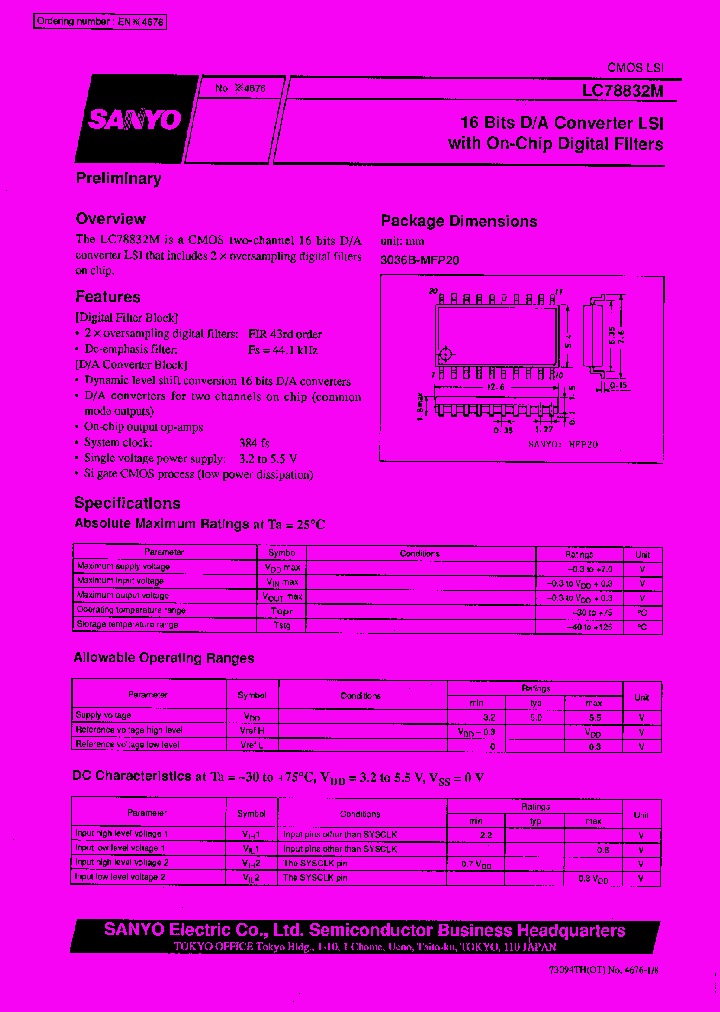 LC78832M_117732.PDF Datasheet