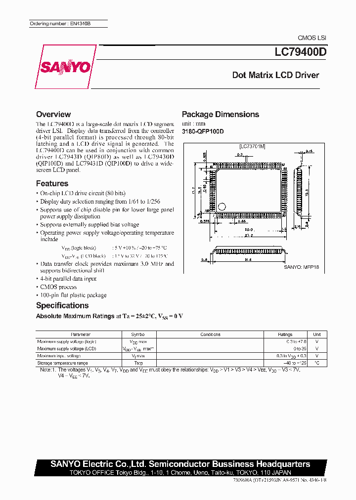 LC79400_172440.PDF Datasheet