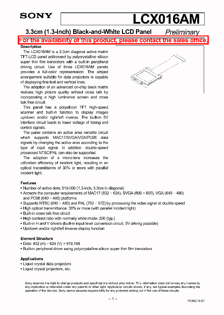 LCX016AM_40367.PDF Datasheet