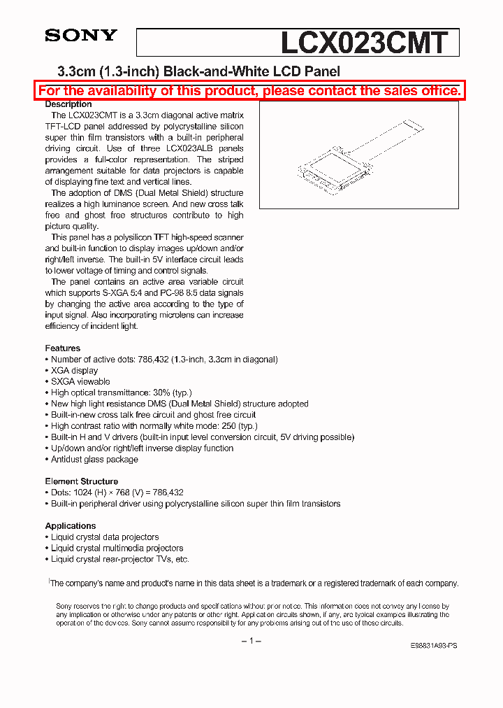 LCX023CMT_49800.PDF Datasheet