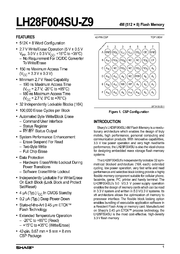 LH28F004SU-Z9_76726.PDF Datasheet