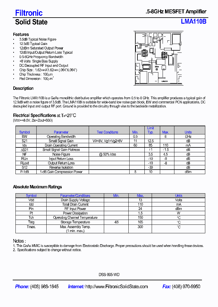 LMA110B_29381.PDF Datasheet