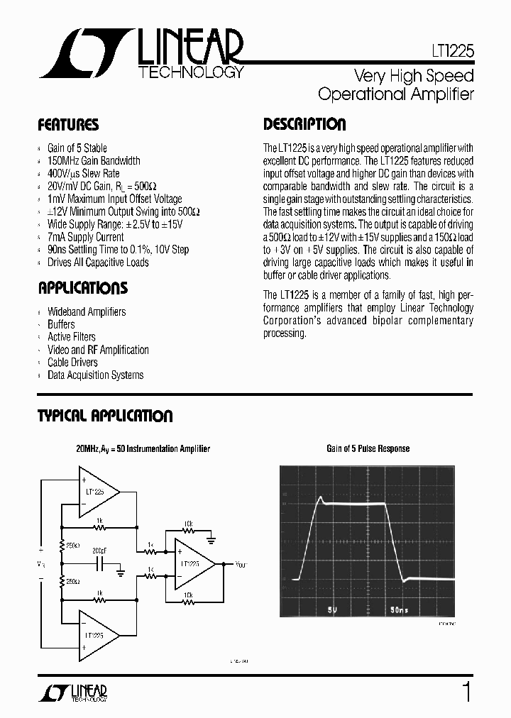 LT1225_159696.PDF Datasheet