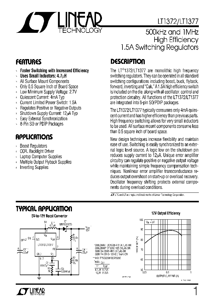 LT1372_88275.PDF Datasheet