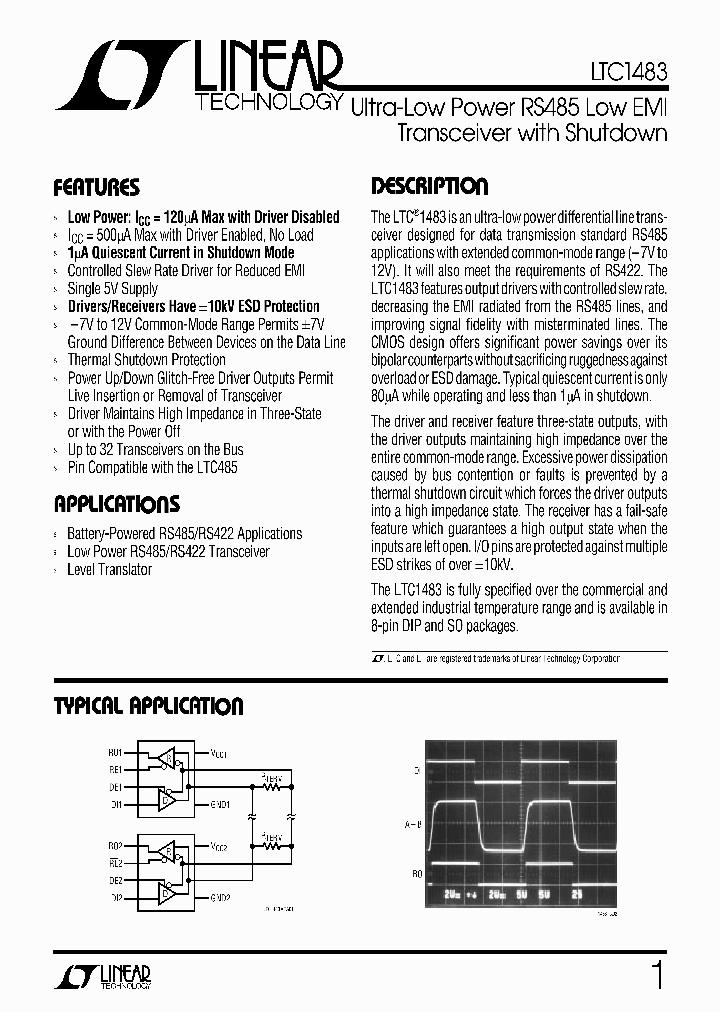 LT1483_140608.PDF Datasheet