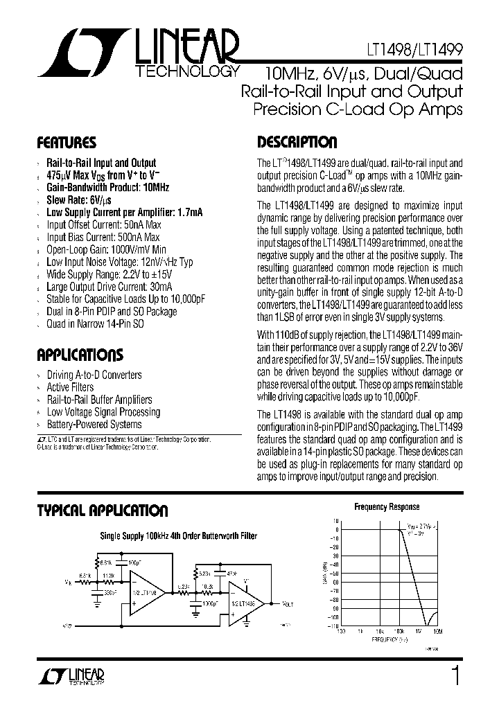 LT1498_166629.PDF Datasheet