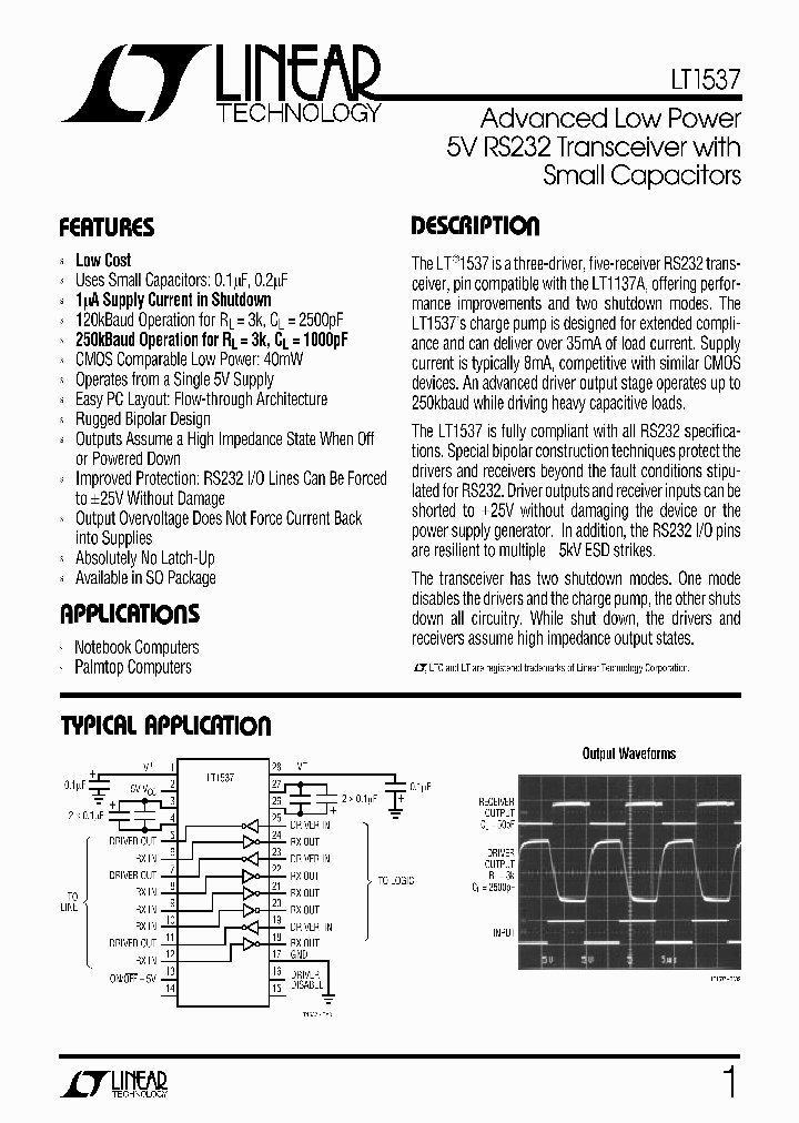 LT1537_97169.PDF Datasheet