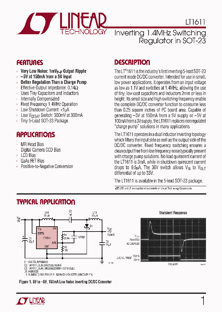 LT1611_28437.PDF Datasheet