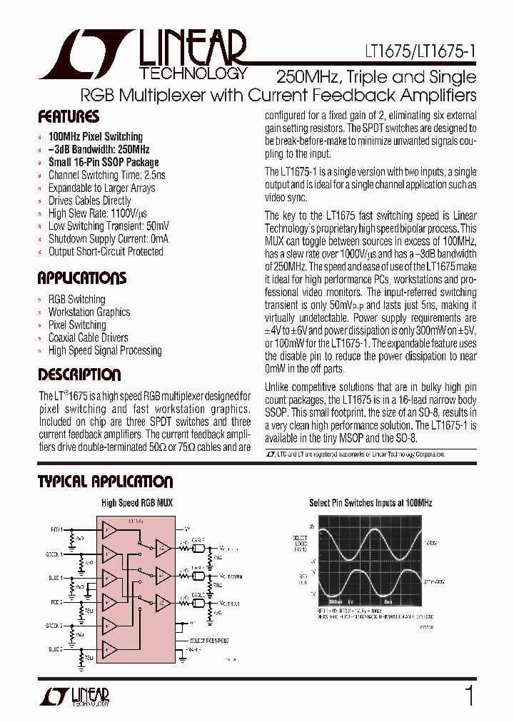 LT1675_150930.PDF Datasheet