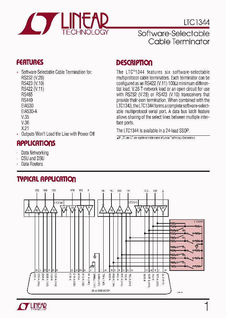 LTC1344_93633.PDF Datasheet