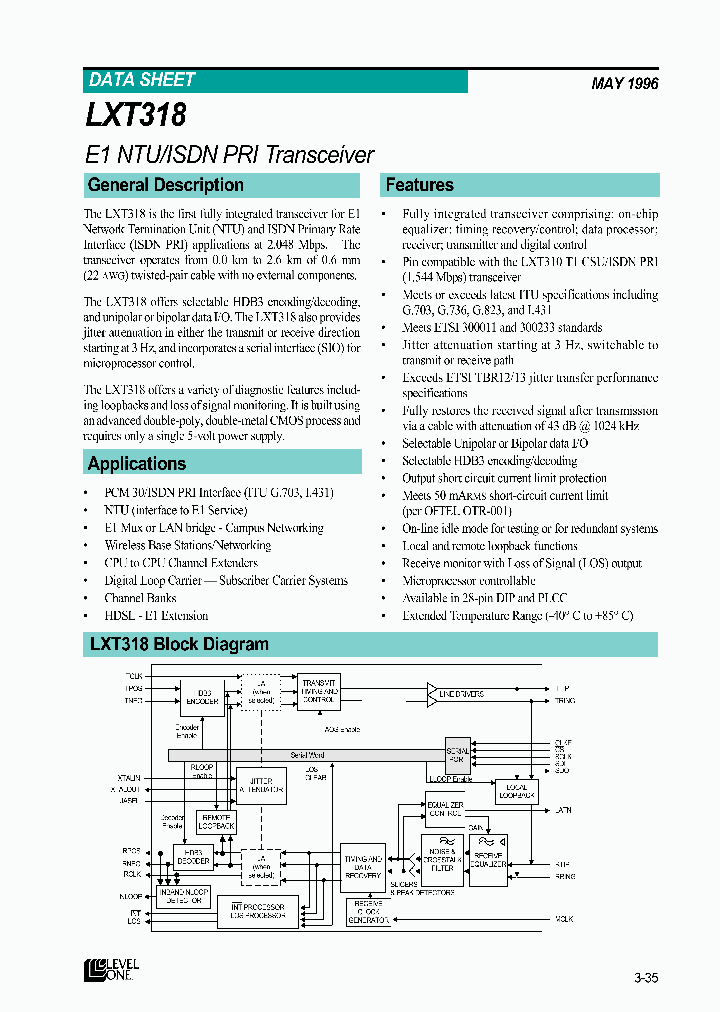 LXT318_183191.PDF Datasheet