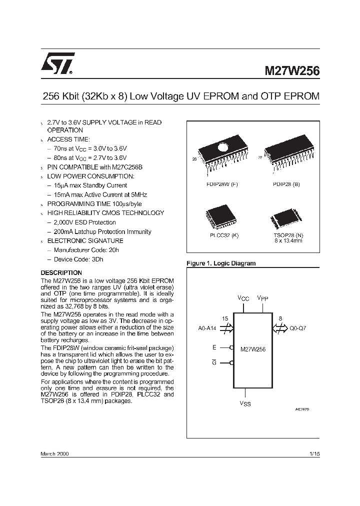 M27W256_53291.PDF Datasheet