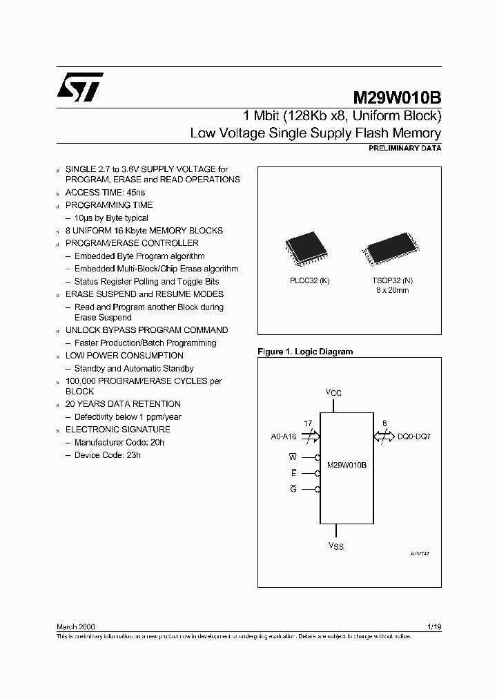M29W010_54335.PDF Datasheet