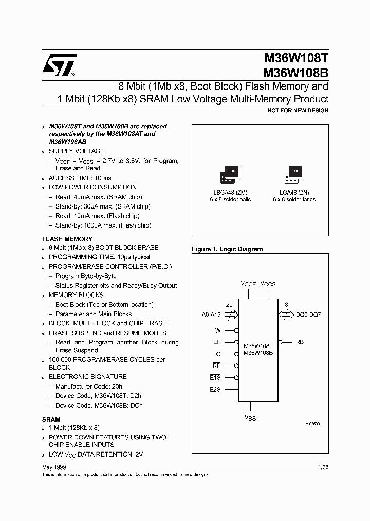M36W108_138732.PDF Datasheet