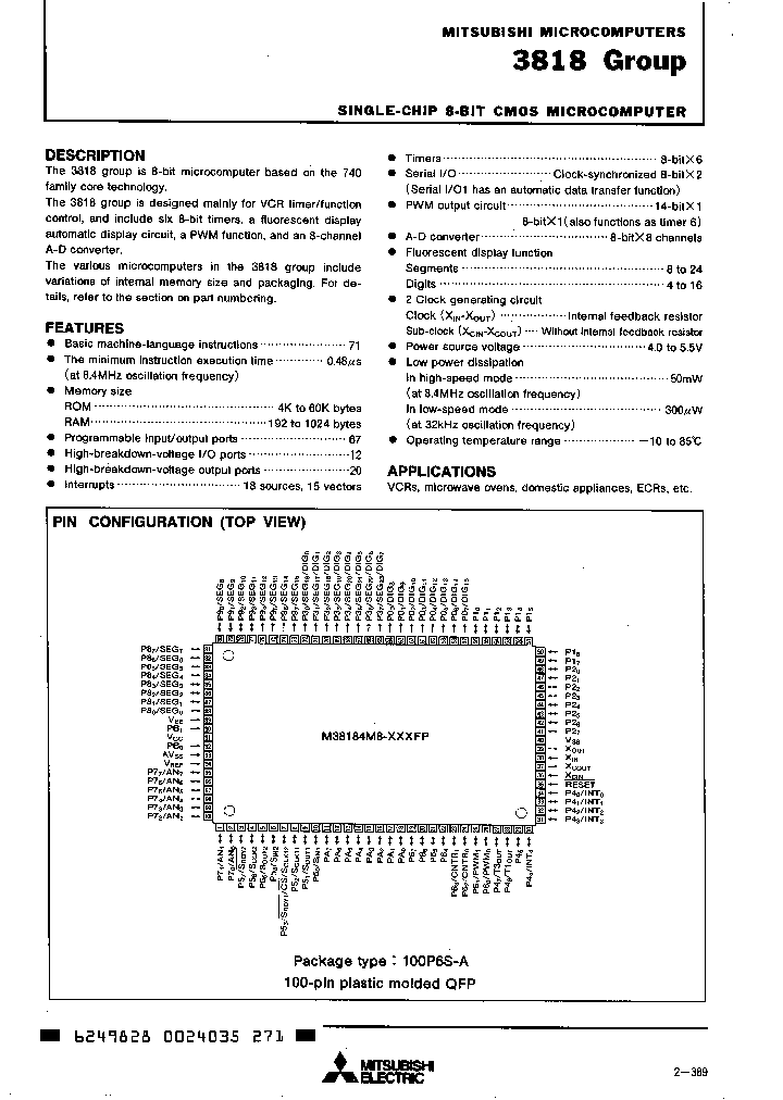 M38184AM-256FP_119098.PDF Datasheet