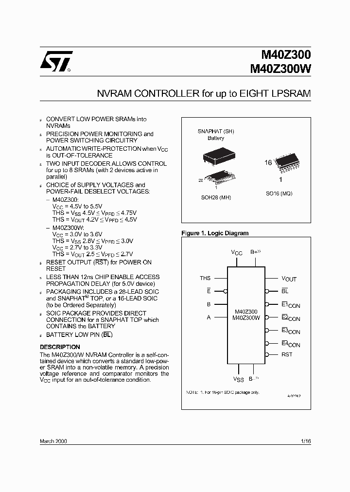 M40Z300_141621.PDF Datasheet