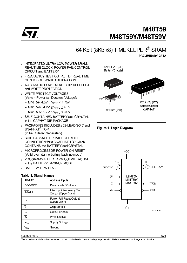 M48T59_87611.PDF Datasheet