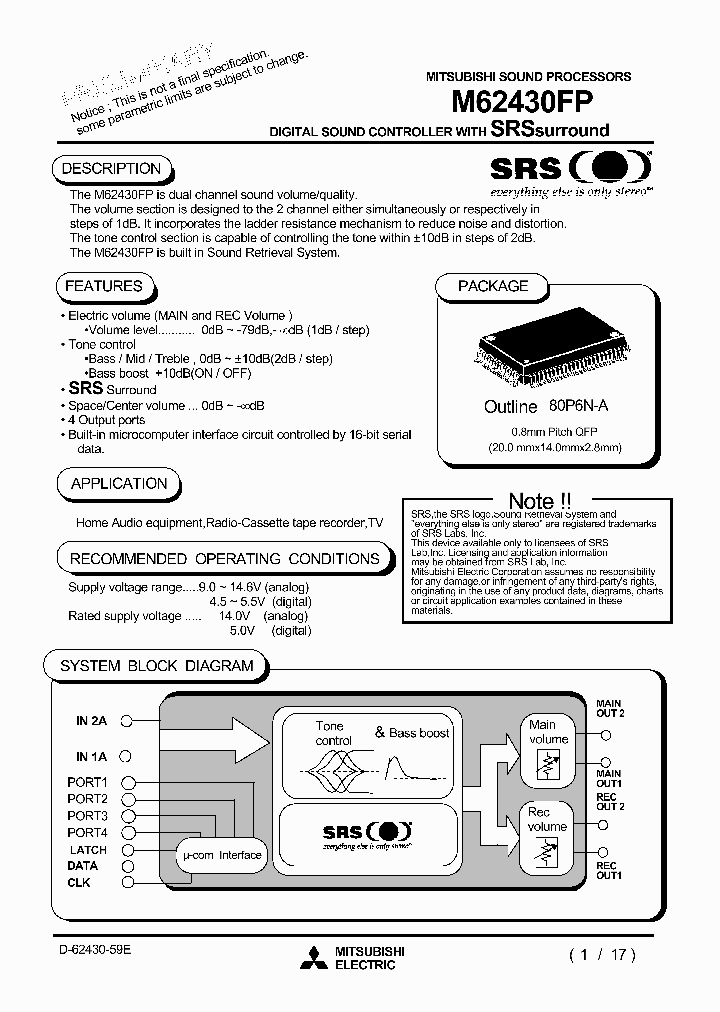 M62430_182028.PDF Datasheet