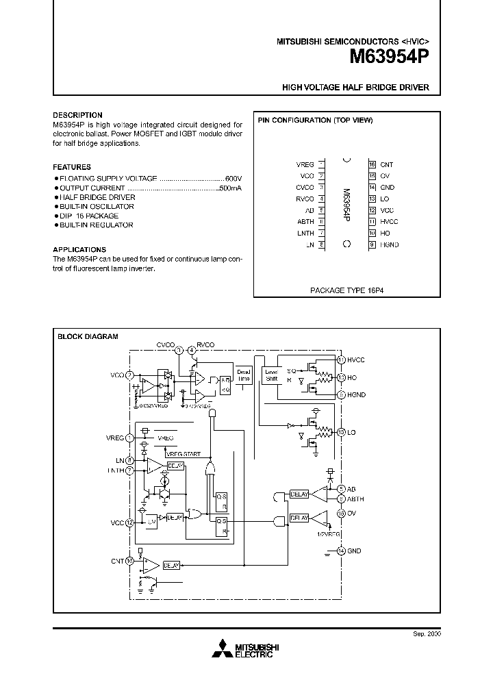 M63954P_157440.PDF Datasheet
