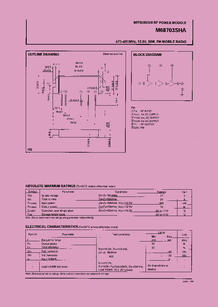 M68703SHA_189362.PDF Datasheet