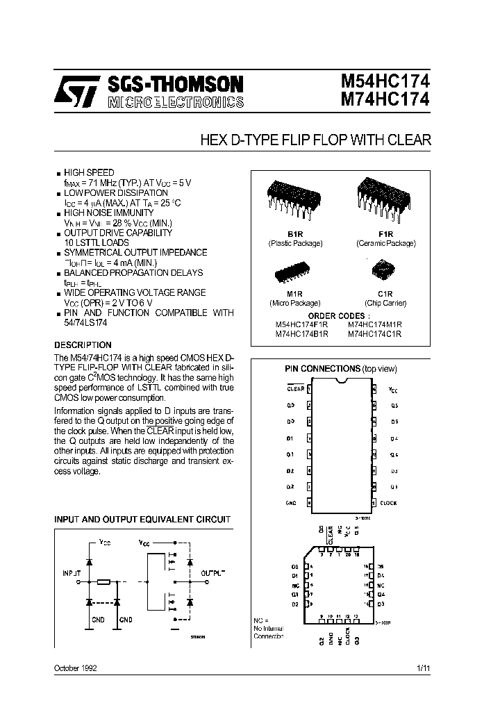 M74HC174_96079.PDF Datasheet