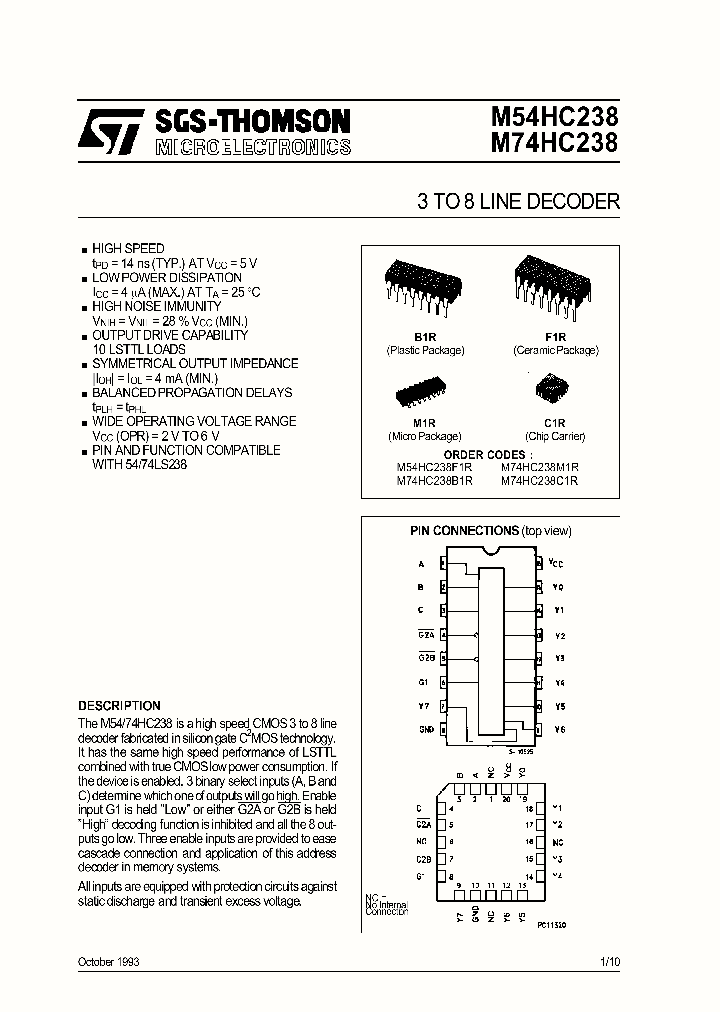 M74HC238_188521.PDF Datasheet