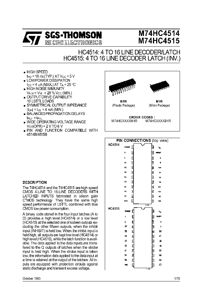 M74HC4514_162421.PDF Datasheet