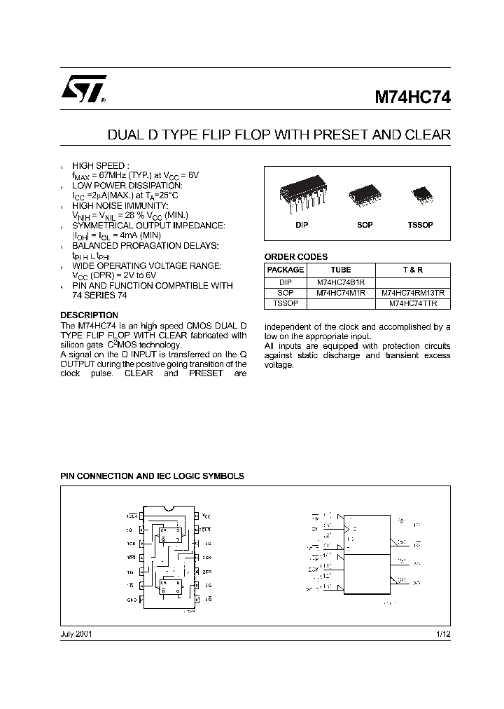 M74HC74-1_17642.PDF Datasheet