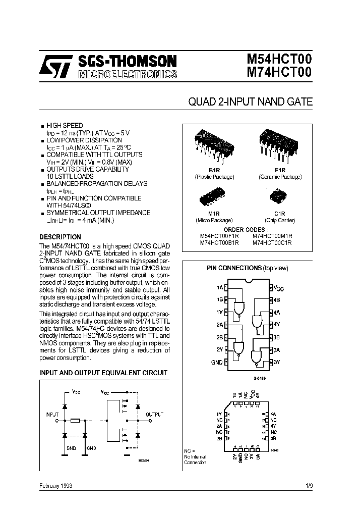 M74HCT00B1R_18892.PDF Datasheet