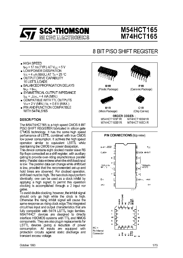 M74HCT165_2582.PDF Datasheet