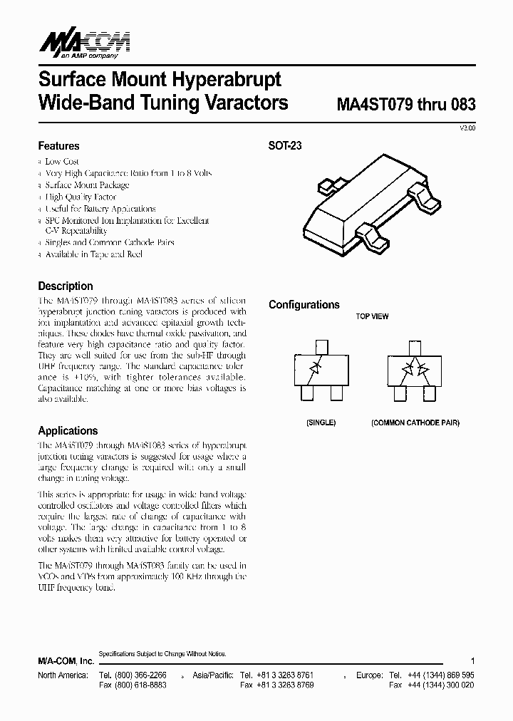 MA4ST081_74942.PDF Datasheet