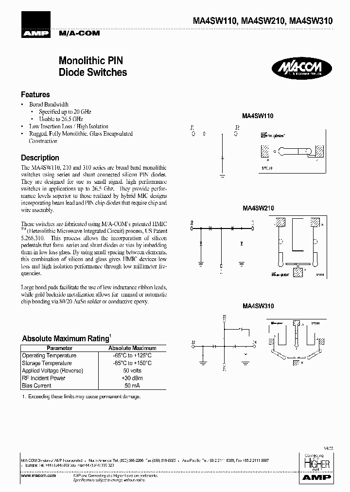 MA4SW310_53453.PDF Datasheet