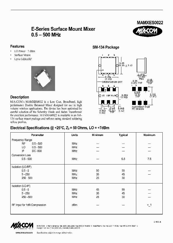 MAMXES0022_42645.PDF Datasheet