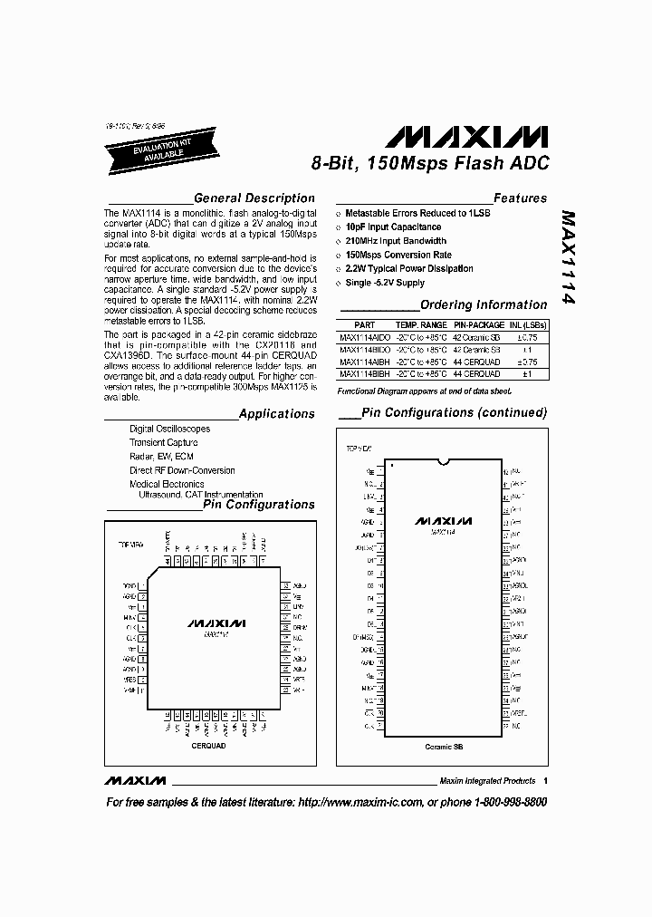 MAX1114_49887.PDF Datasheet