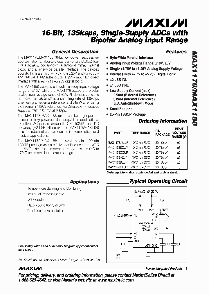 MAX1178_88523.PDF Datasheet