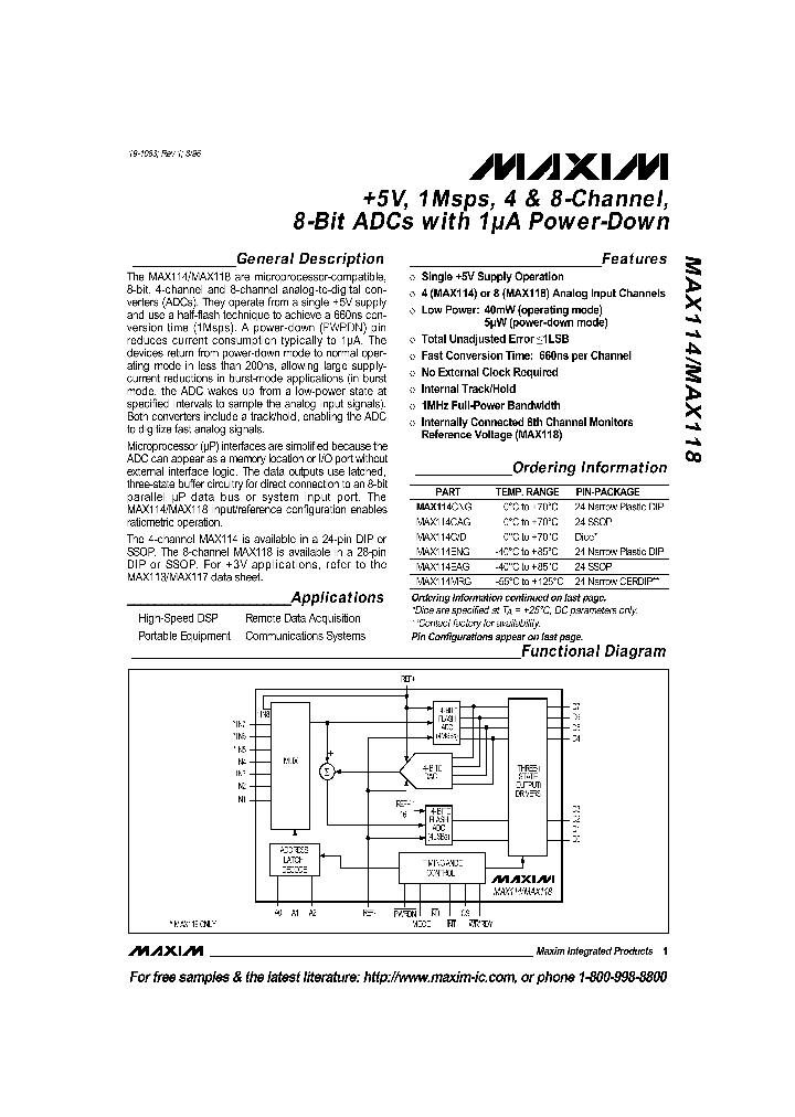 MAX114-MAX118_155771.PDF Datasheet