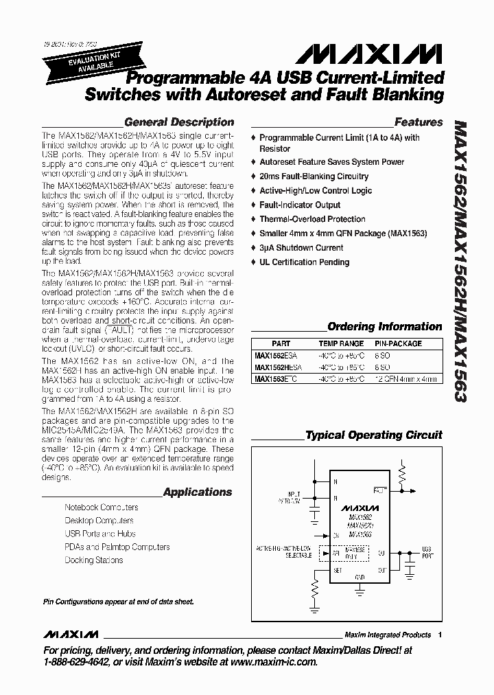 MAX1562_126279.PDF Datasheet