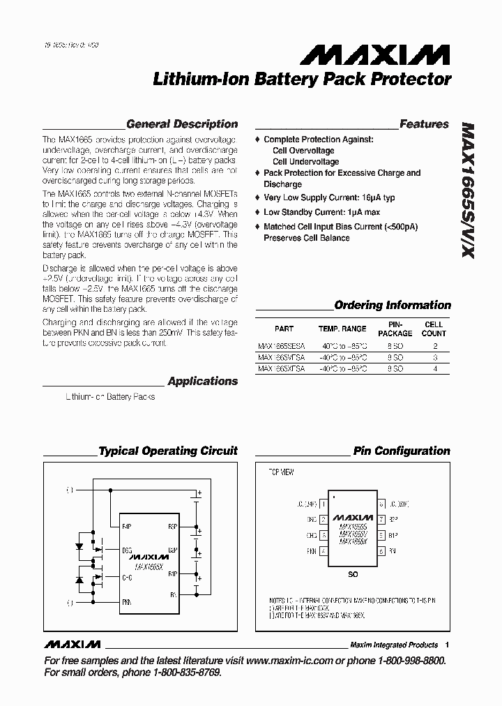 MAX1665S_117078.PDF Datasheet