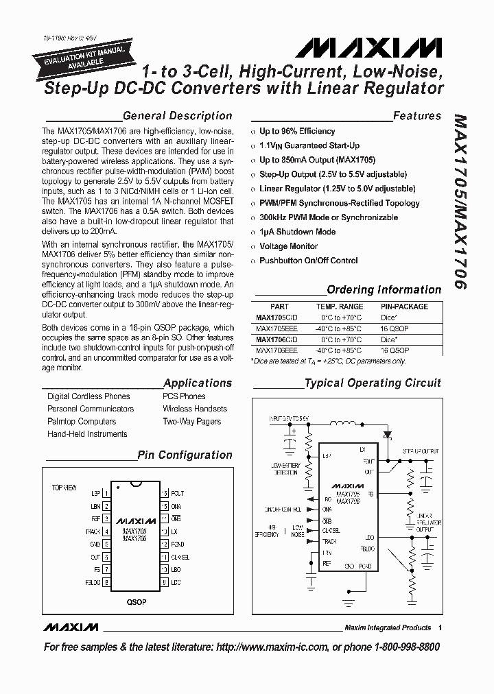MAX1705_50537.PDF Datasheet