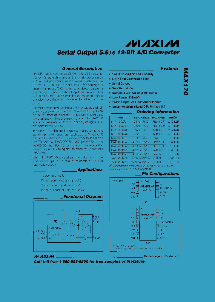 MAX170_50528.PDF Datasheet