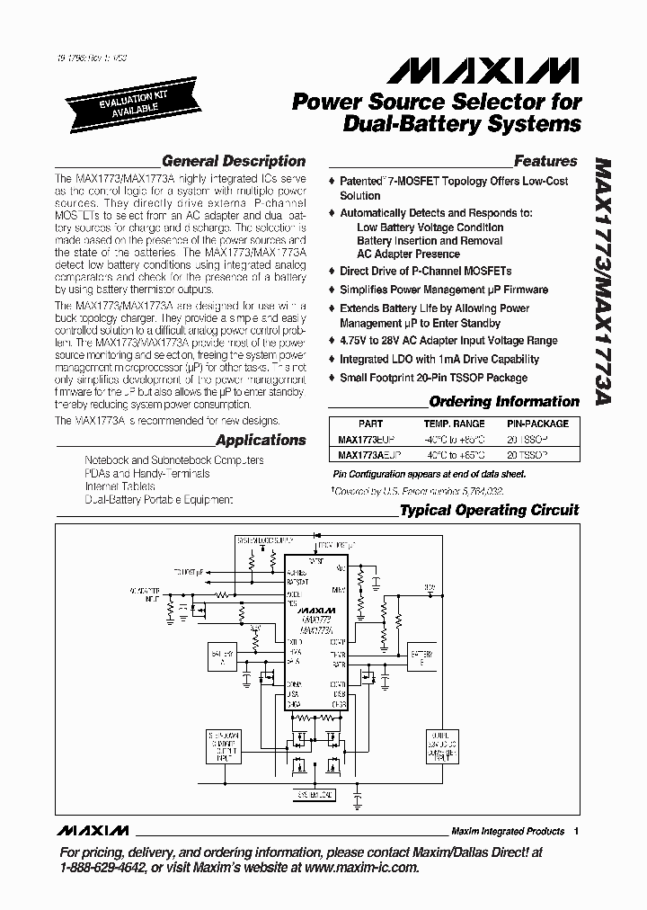 MAX1773_124904.PDF Datasheet