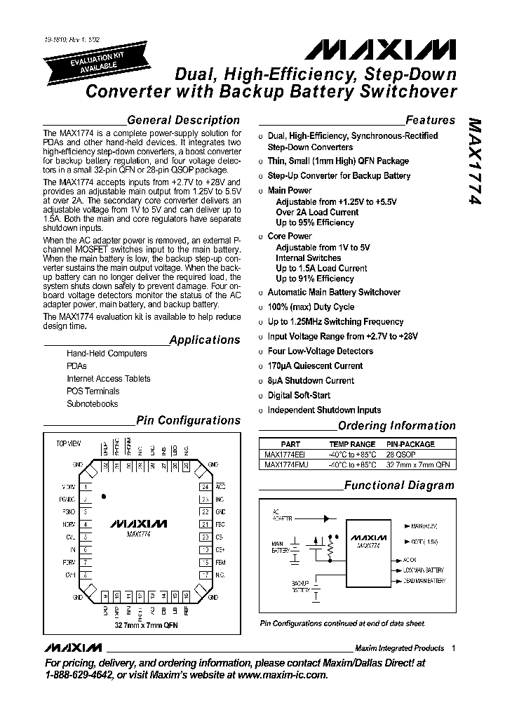 MAX1774_124907.PDF Datasheet