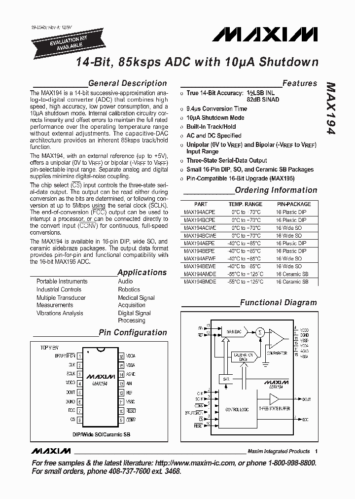 MAX194_50649.PDF Datasheet