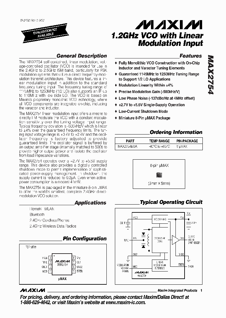 MAX2754_190961.PDF Datasheet