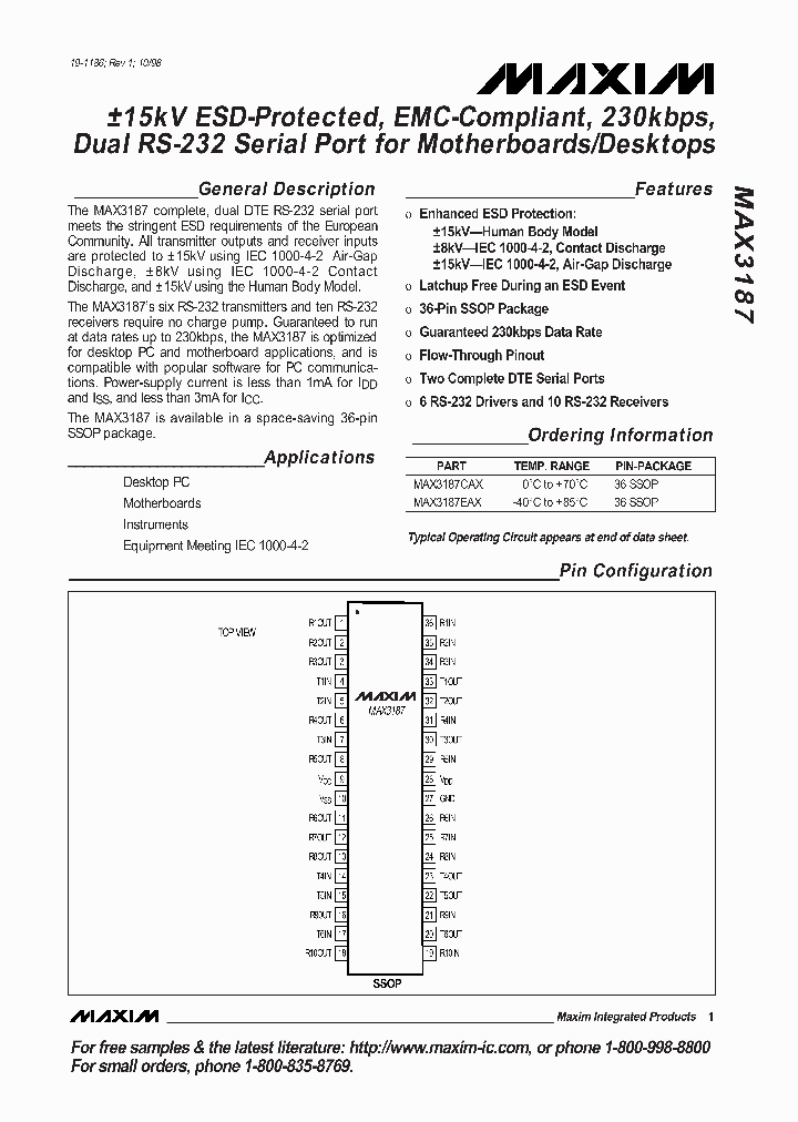 MAX3187_123228.PDF Datasheet