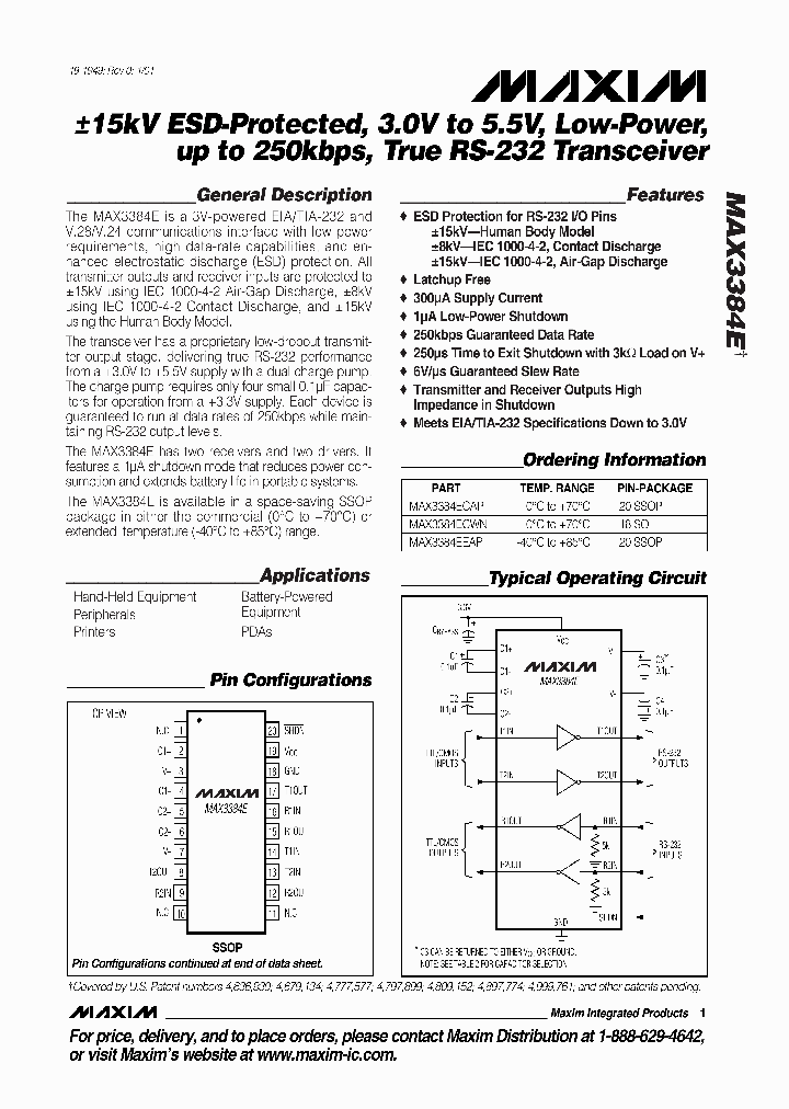 MAX3384_88596.PDF Datasheet