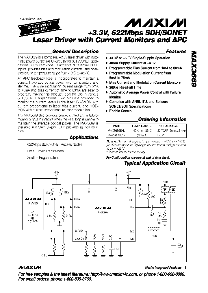 MAX3669_94142.PDF Datasheet