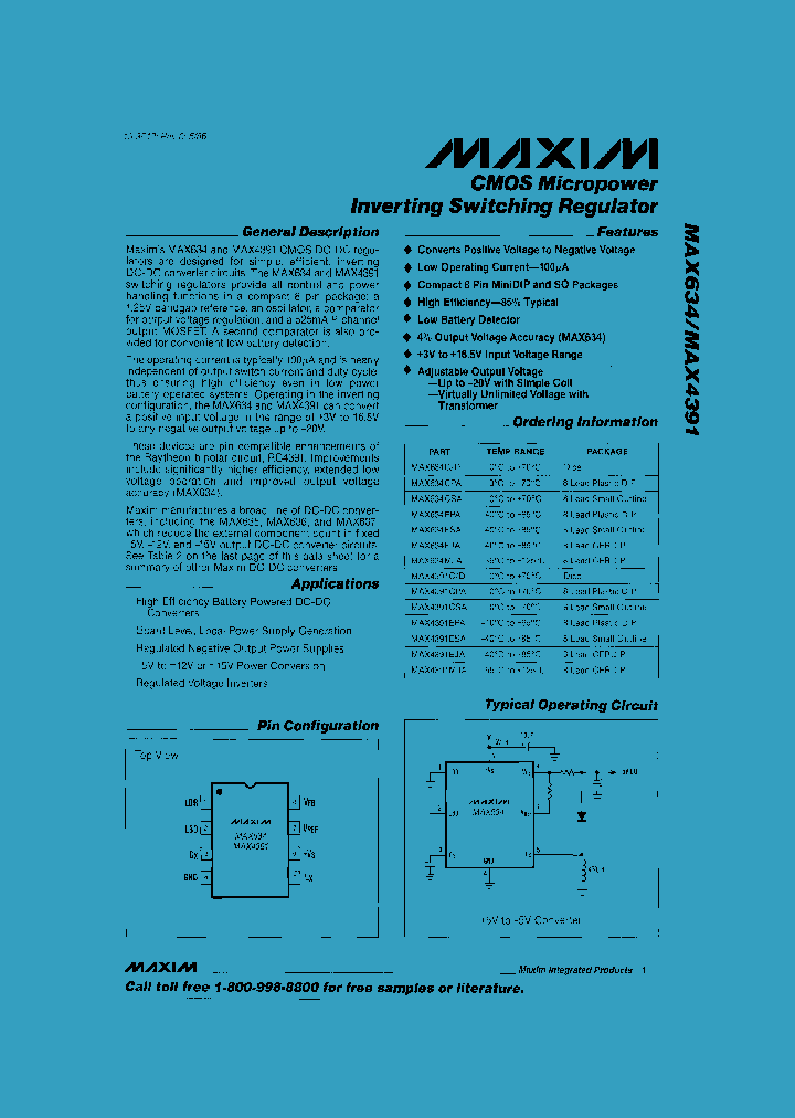 MAX4391_137355.PDF Datasheet